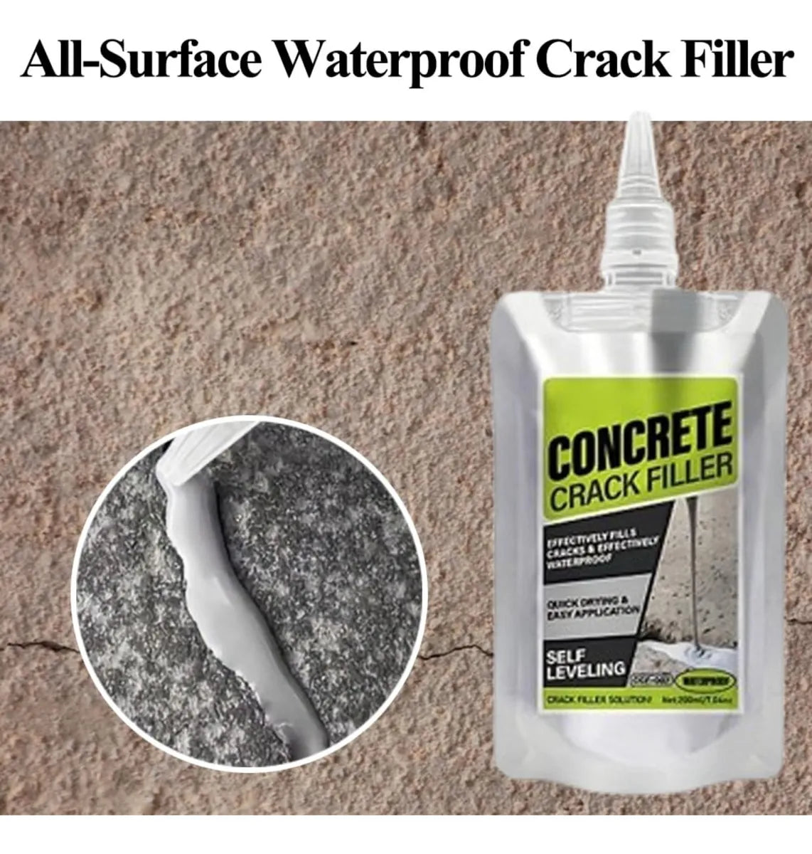 All-Surface Waterproof Crack Filler (Pack Of 2)