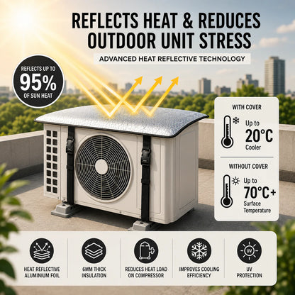 🛡️ AC Shield Pro™ | Heat, Rain & Dust Protection Cover