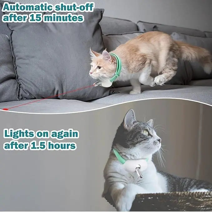 Pet Laser Collar Self Teasing Toy