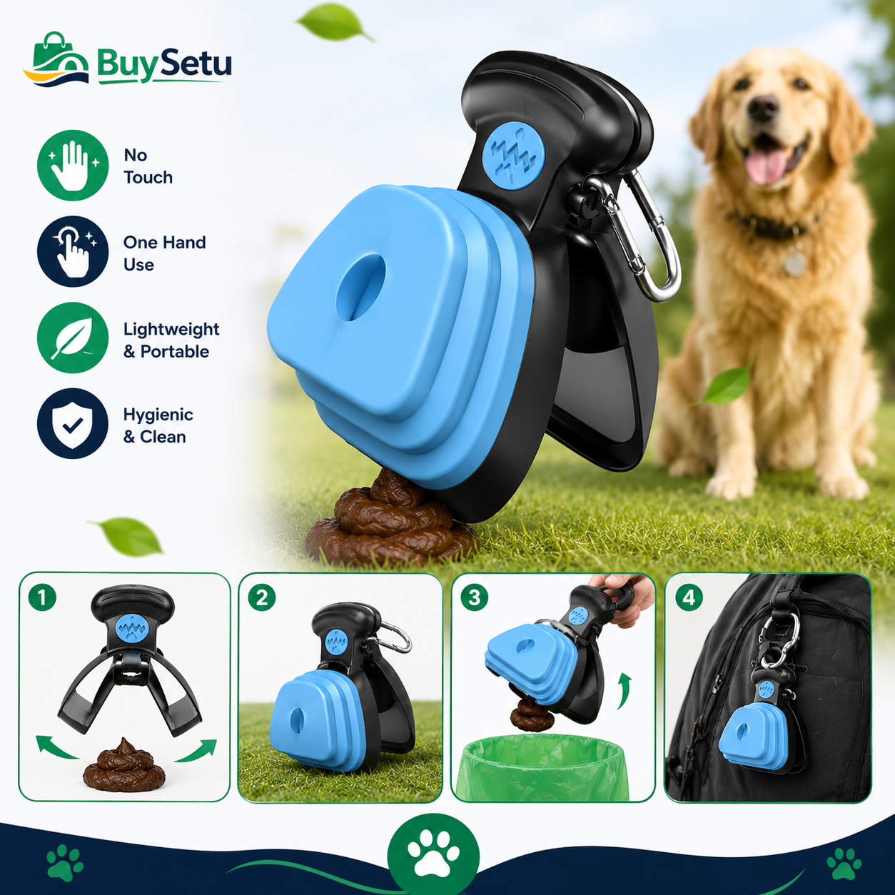 BuySetu™ Portable Poop Scooper